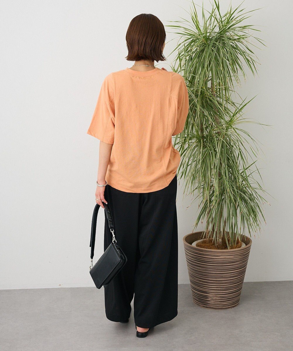 CRAFT STANDARD BOUTIQUE カットクレープワイドキリカエTシャツ 