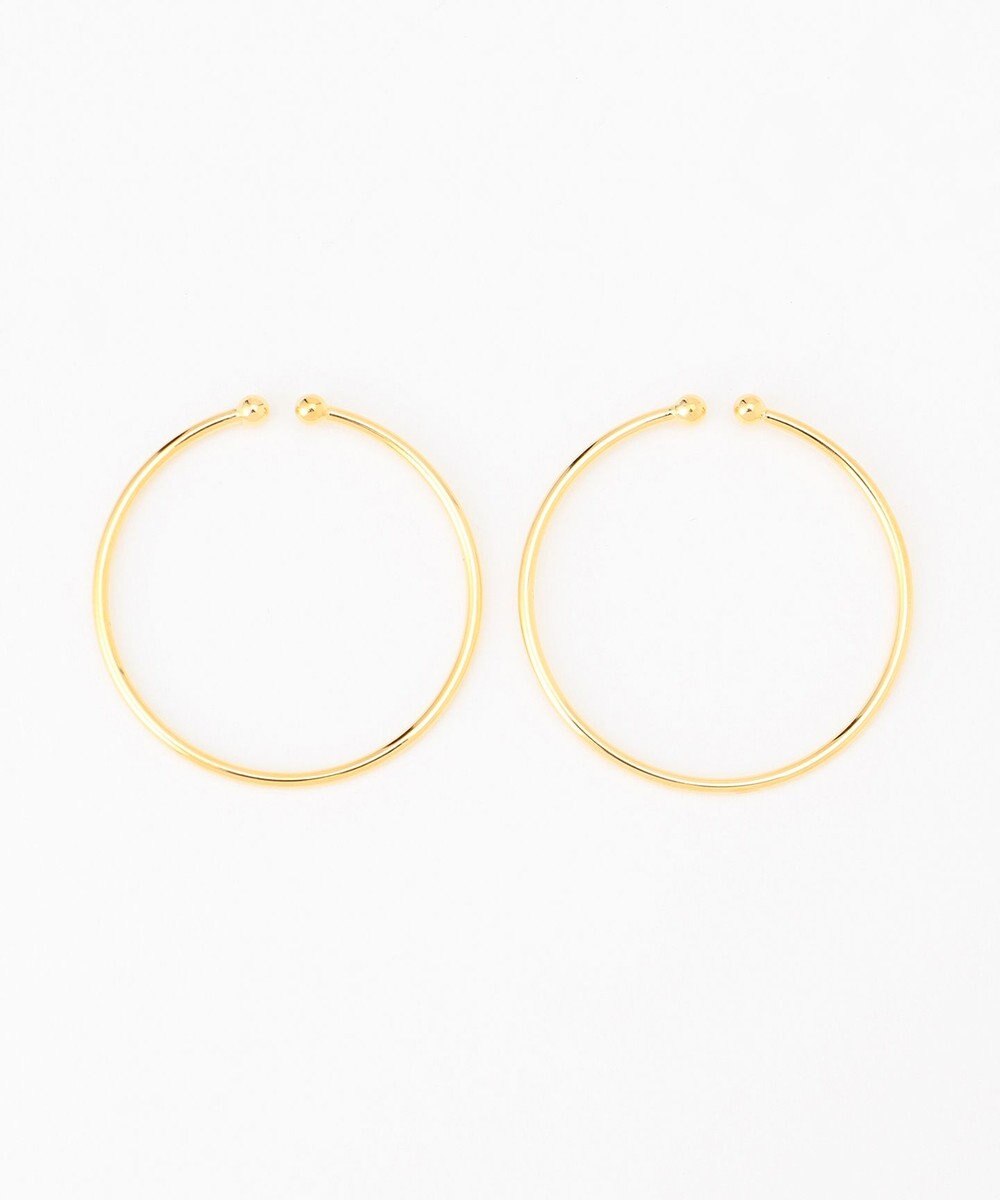 GRACE CONTINENTAL ラインコインフープイヤーカフ 