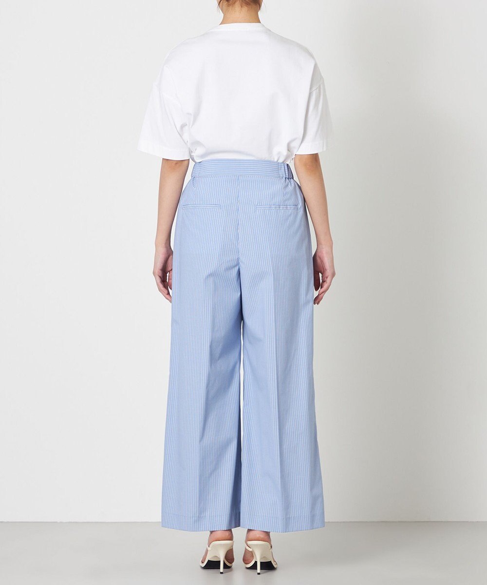 NAVE 【ReNave・セットアップ可/洗える/接触冷感/UVケア】コットンポリブロード パンツ 