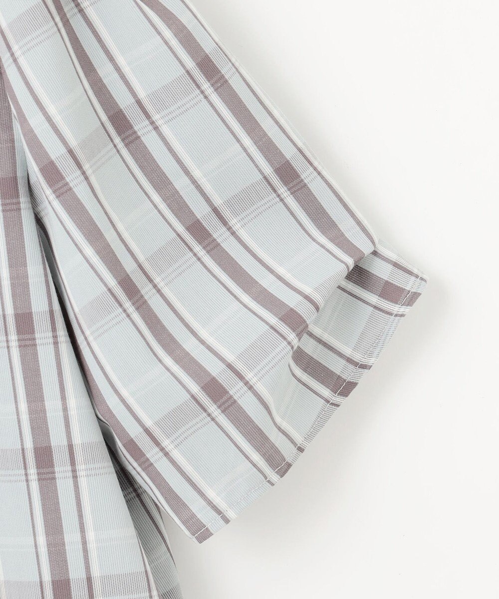 ANY SIS S 【洗える】ピケチェックT ブラウス 