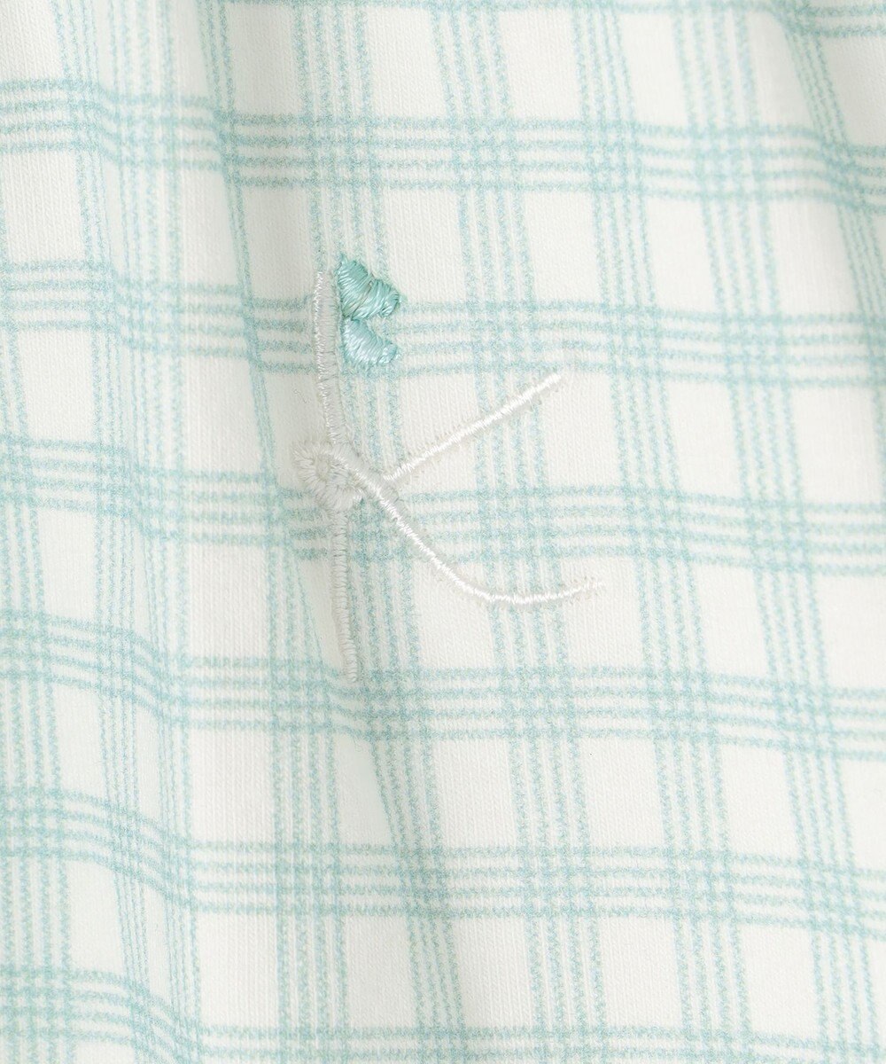 組曲 KIDS 【110-140㎝】シャーリングチェック トップス 