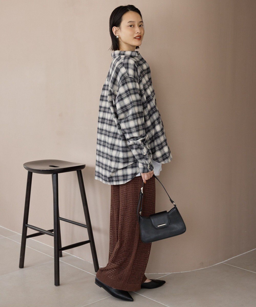 AMERICAN HOLIC ビエラ起毛チェックシャツ 