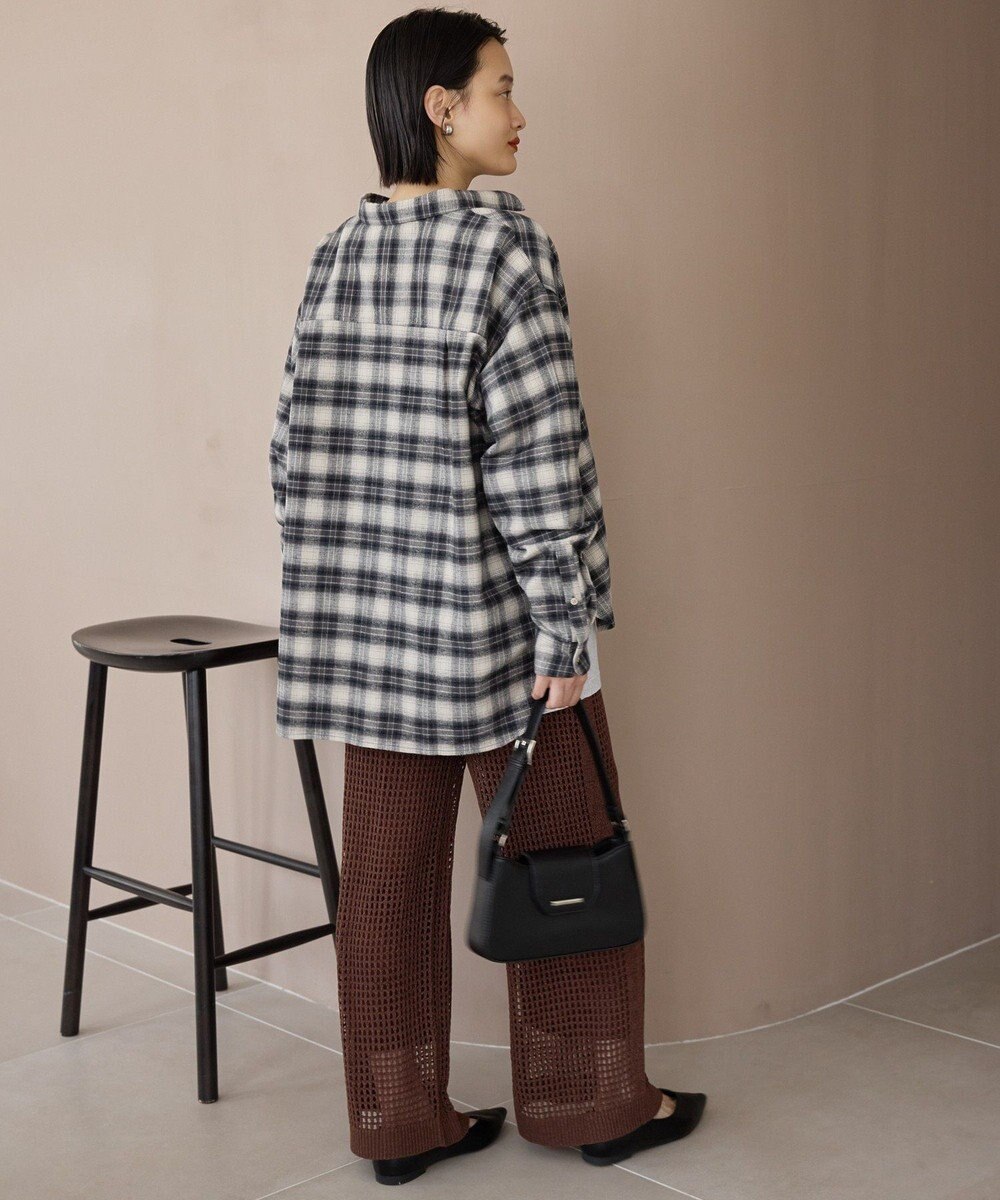 AMERICAN HOLIC ビエラ起毛チェックシャツ 