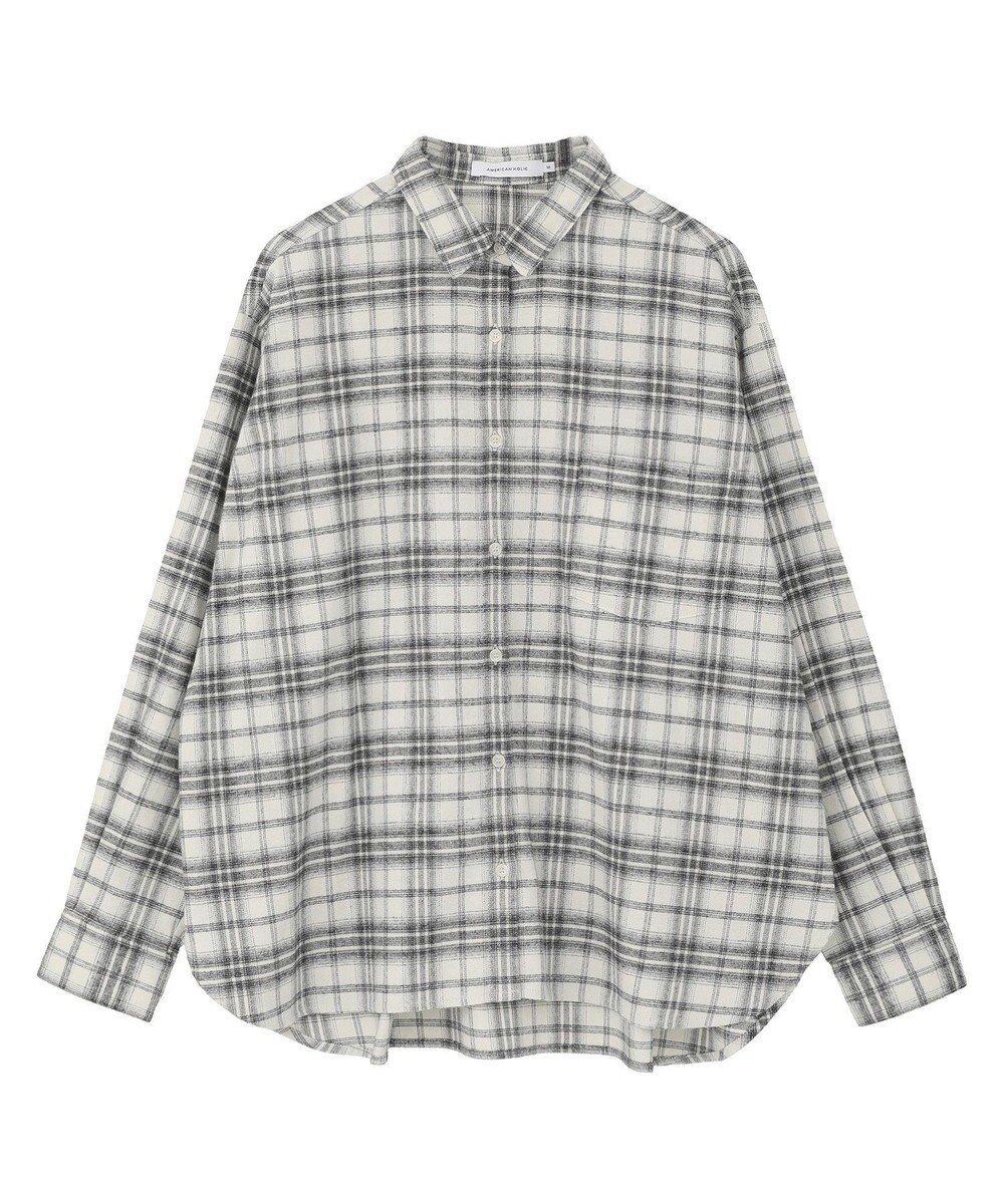AMERICAN HOLIC ビエラ起毛チェックシャツ 