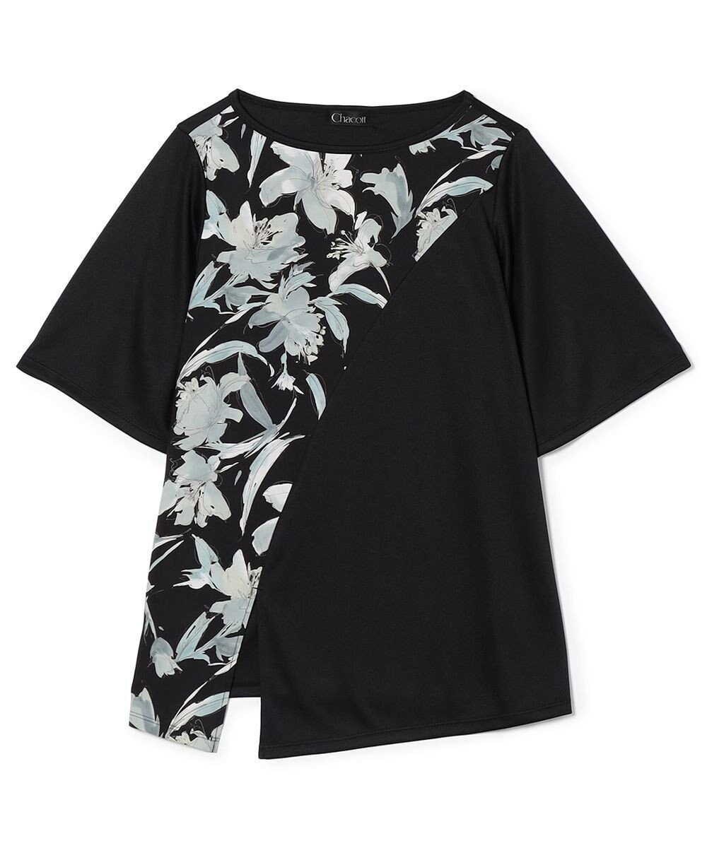 Chacott フラワープリントワンピースＴシャツ 