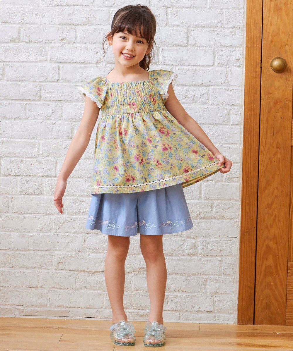 ANY KIDS 花柄 ブラウス 