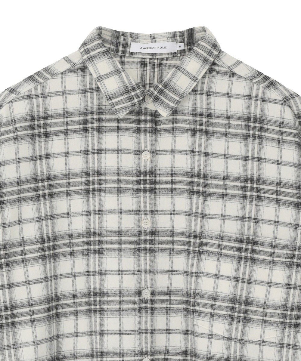 AMERICAN HOLIC ビエラ起毛チェックシャツ 