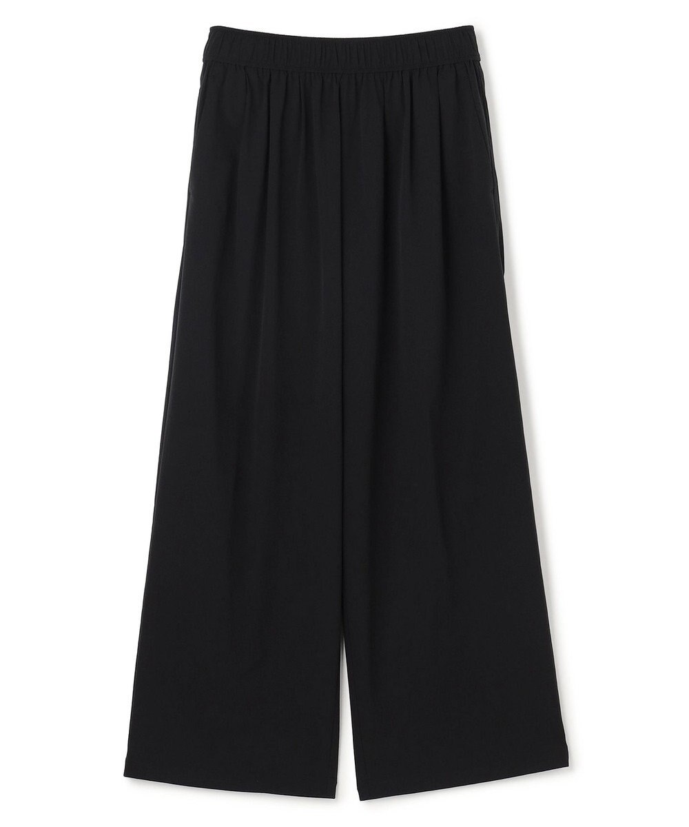 UNFILO 【セットアップ着用可/ウエストゴム】FINE MOVE ギャザーワイドパンツ 