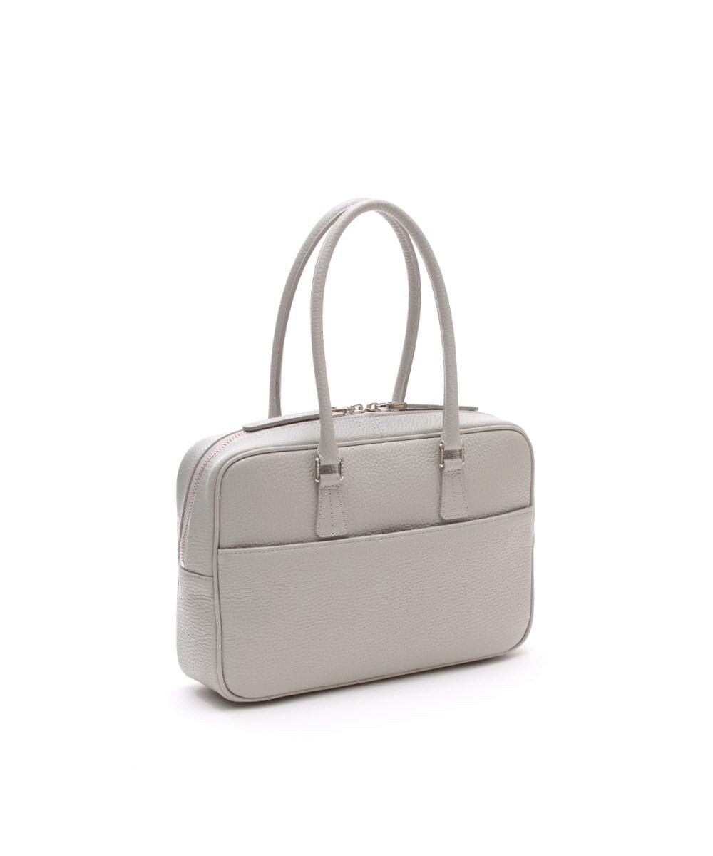 A.D.M.J. 牛革 ボストンバッグ 28cm※SILVER金具 