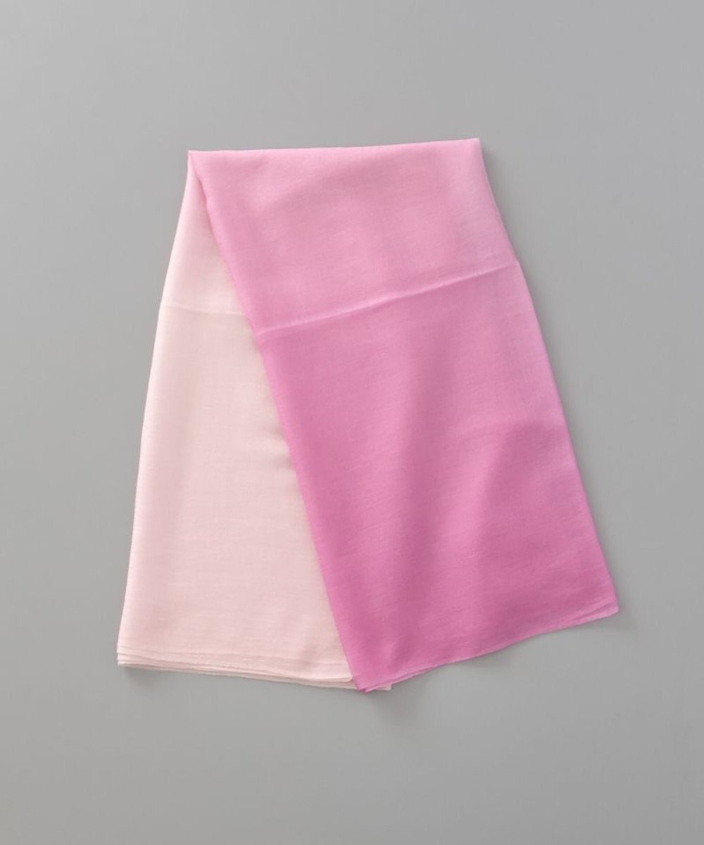 AURORA 【 LANVIN COLLECTION（ランバン コレクション） 】カシミヤ100%薄手オンブレーストール 