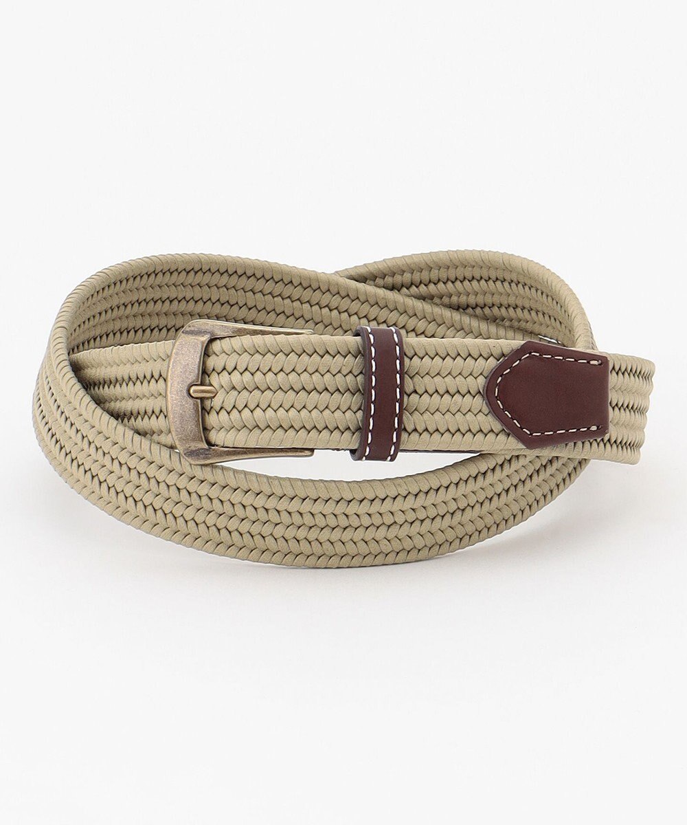 JOSEPH ABBOUD 【イタリア素材・ストレッチ・日本製】ソリッドメッシュ ベルト 