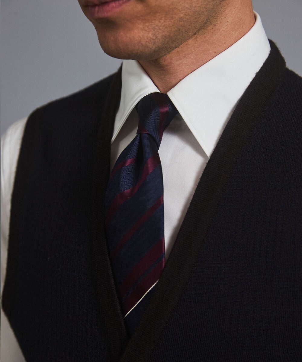 GOTAIRIKU 体温調整に【洗える/チクチクしにくい/ピリングしにくい】イタリア糸 ハイゲージ ベスト_WOOL100% 