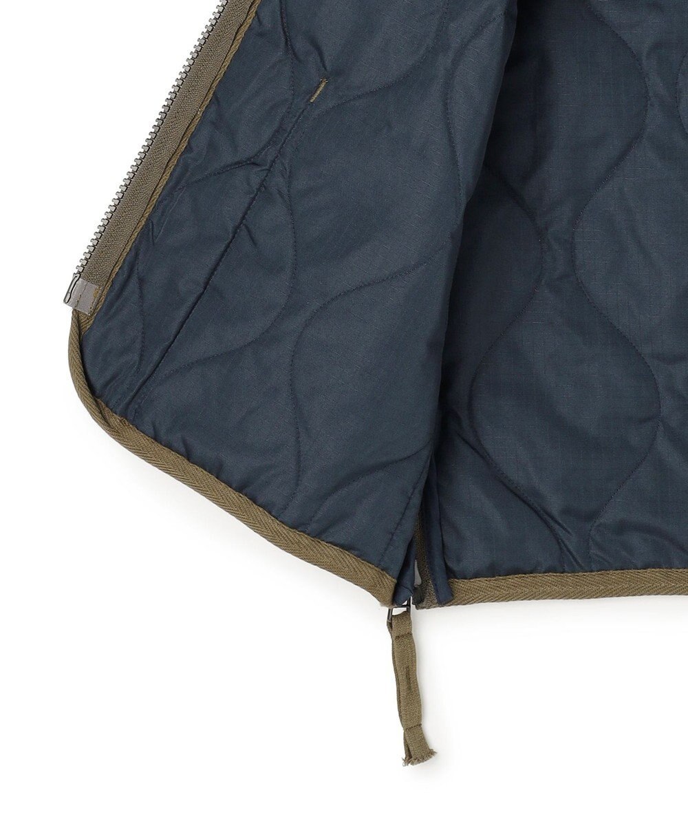 UNFILO 【120-150cm】TAION ミリタリーZIP Vネックダウンベスト(UNISEX) 