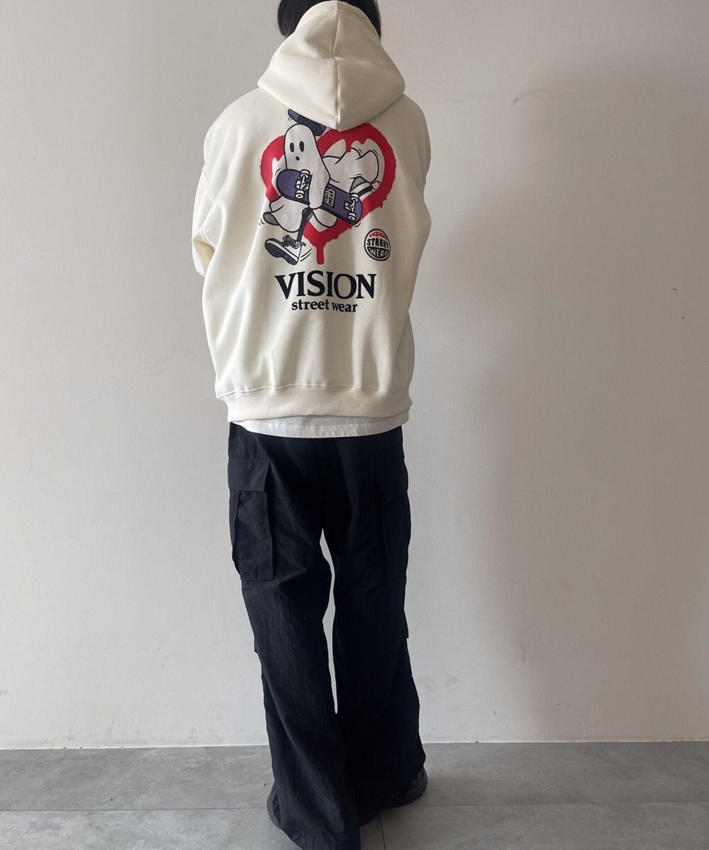 WEGO VISIONゴーストグラフィックプルパーカー 
