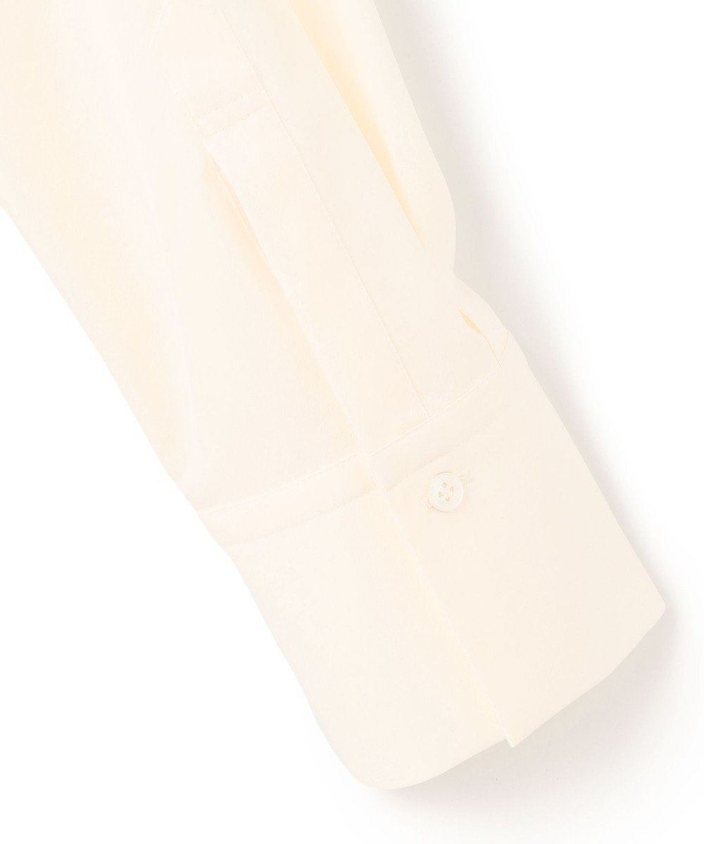 BEIGE， 【洗える・Oggi 11月号掲載】STRAWN / ビッグカラーコットンストレッチシャツ 