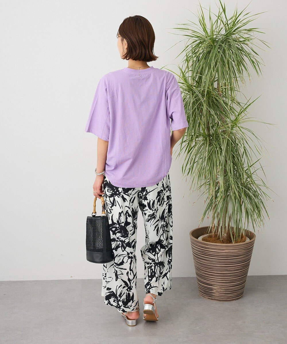 CRAFT STANDARD BOUTIQUE カットクレープワイドキリカエTシャツ 