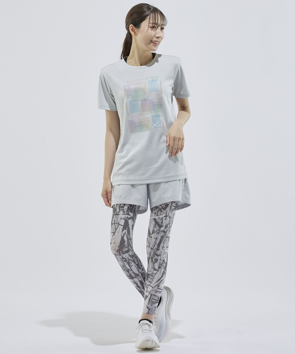 CW-X 【WOMEN】 CW-X ランニングパンツ 立体パターン設計 スポーツウェア 3分丈 レディース DHY393 /ワコール 