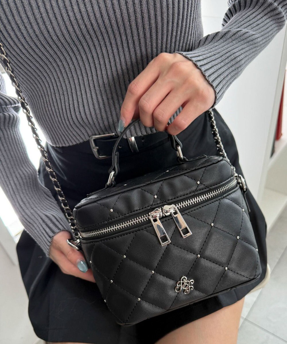 WEGO メタルパーツキルティングバニティショルダー 