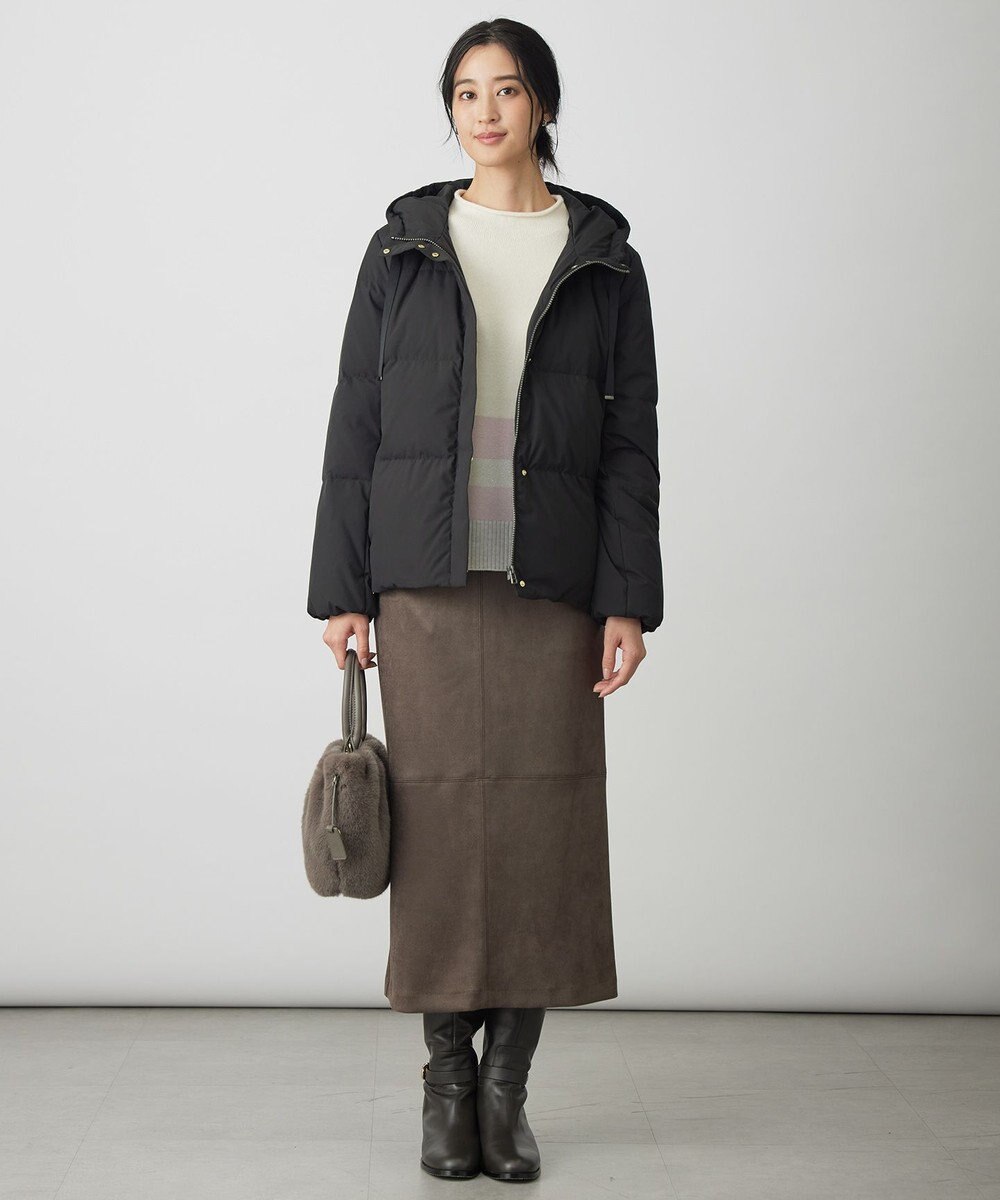 J.PRESS LADIES S 【洗える】タフタダウン ショート丈 コート 