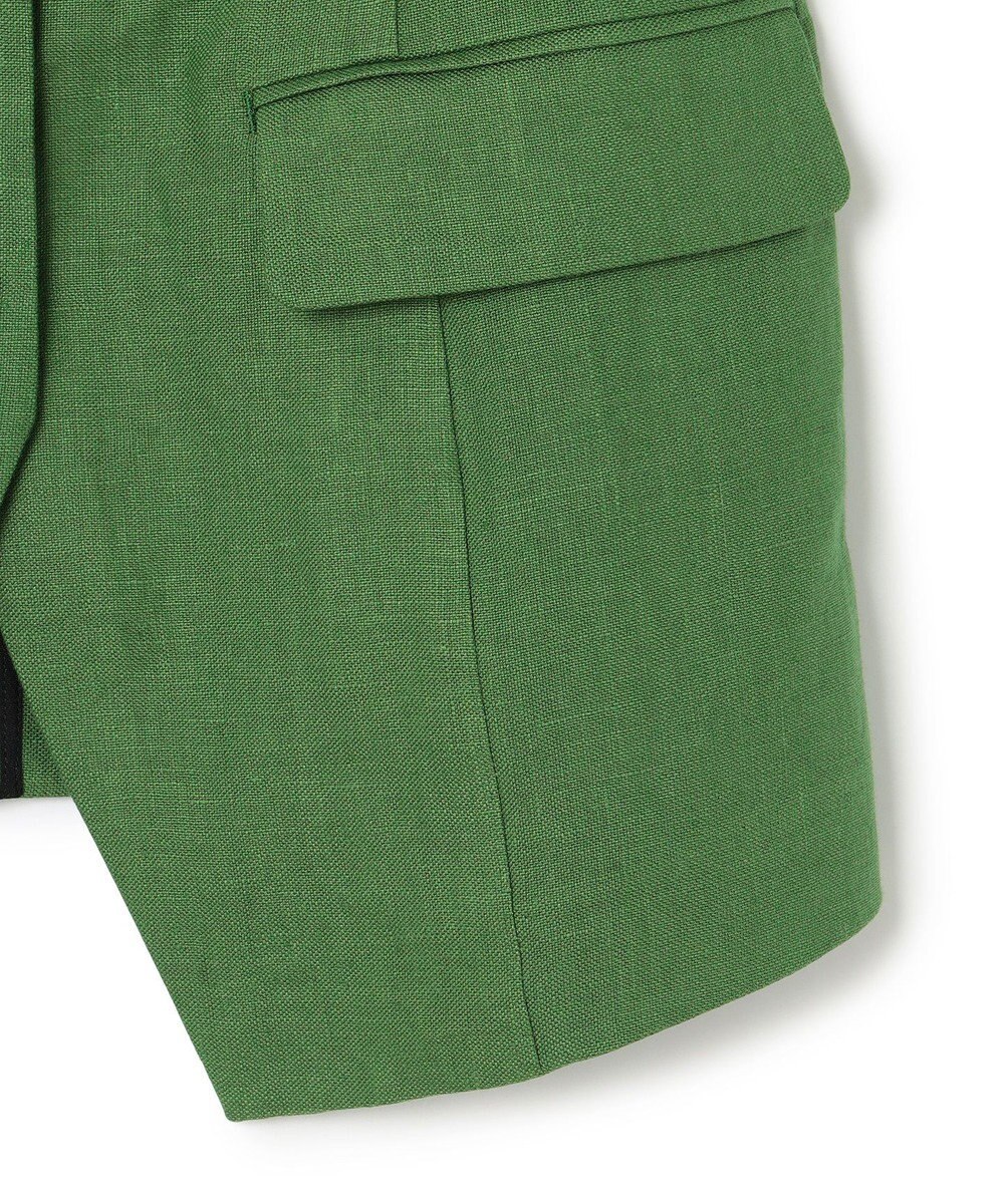 uncrave リネンオックスフォード ジレブラウス 