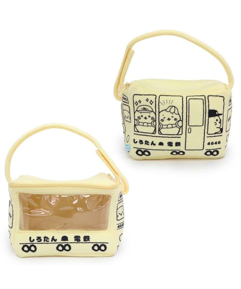 Mother garden しろたん ついてきちゃうしろたん マスコット 《おのぼりたん 電車キャリー》 