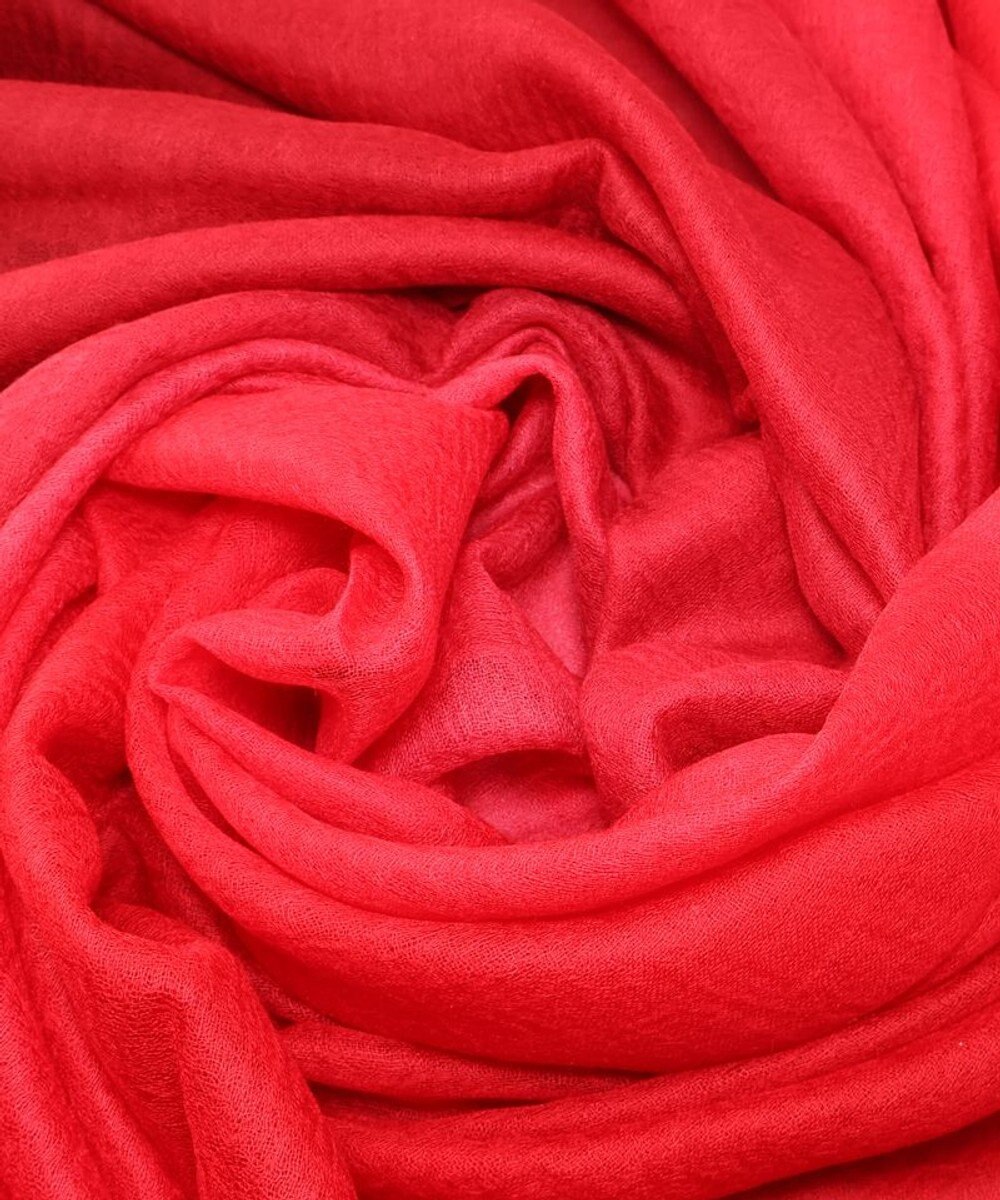 AURORA 【 LANVIN COLLECTION（ランバン コレクション） 】カシミヤ100%薄手オンブレーストール 