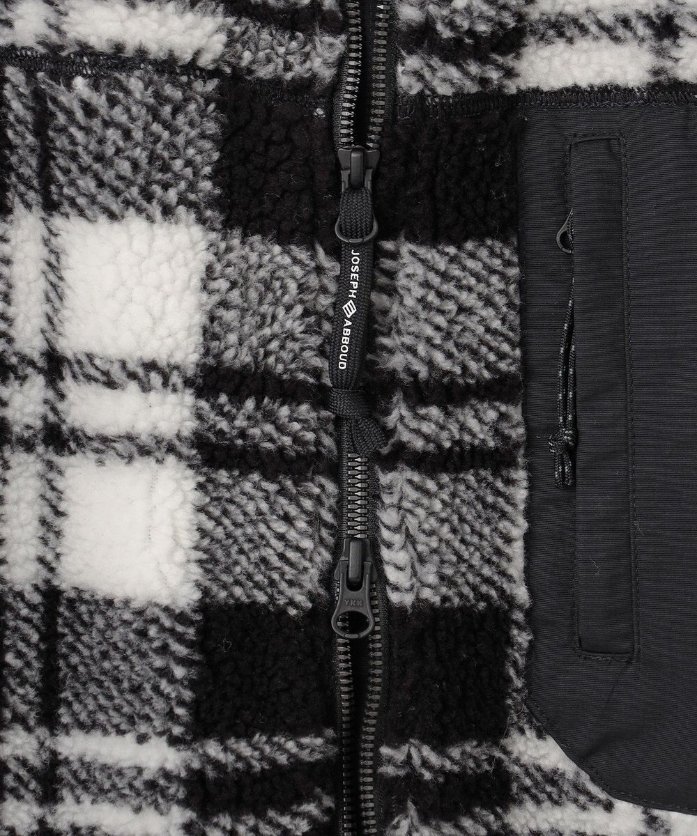 JOSEPH ABBOUD MOUNTAIN 【軽量/暖か/男女兼用】チェックフリース ブルゾン 