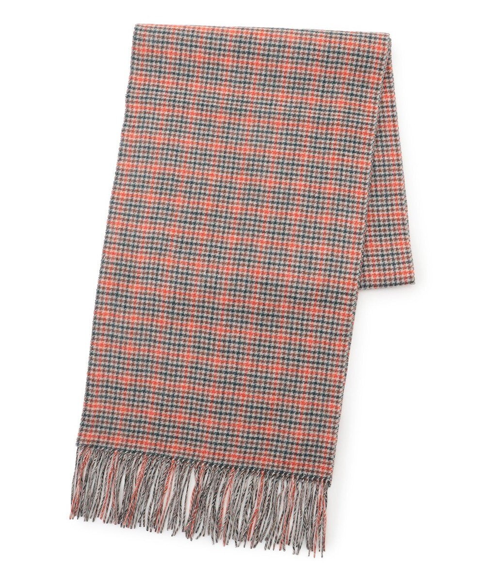 J.PRESS MEN リバーシブルカシミヤ チェックマフラー 