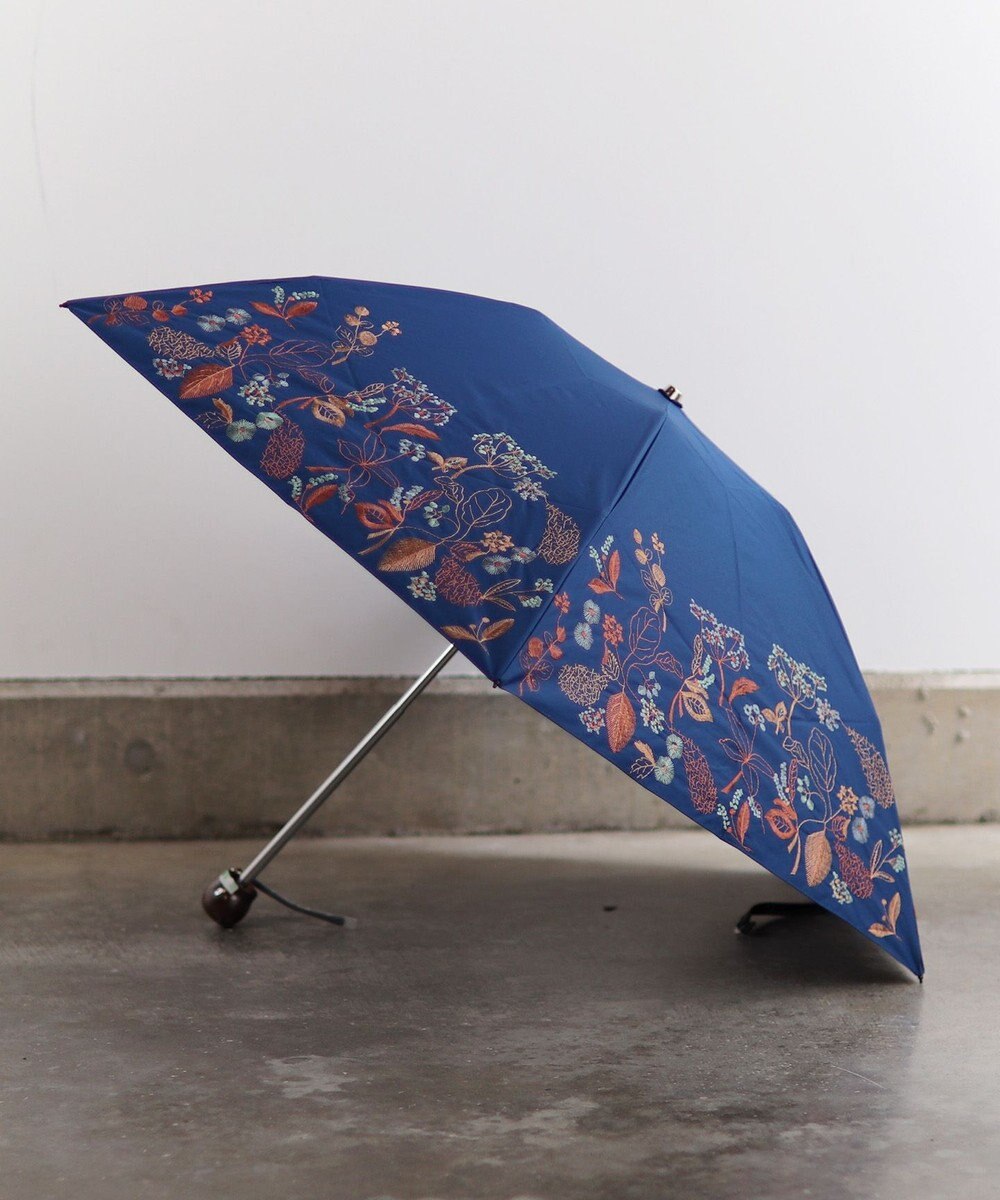 １級遮光生地 窓辺の花 刺繍の晴雨兼用日傘 折りたたみ And Wool ファッション通販 公式通販 オンワード クローゼット