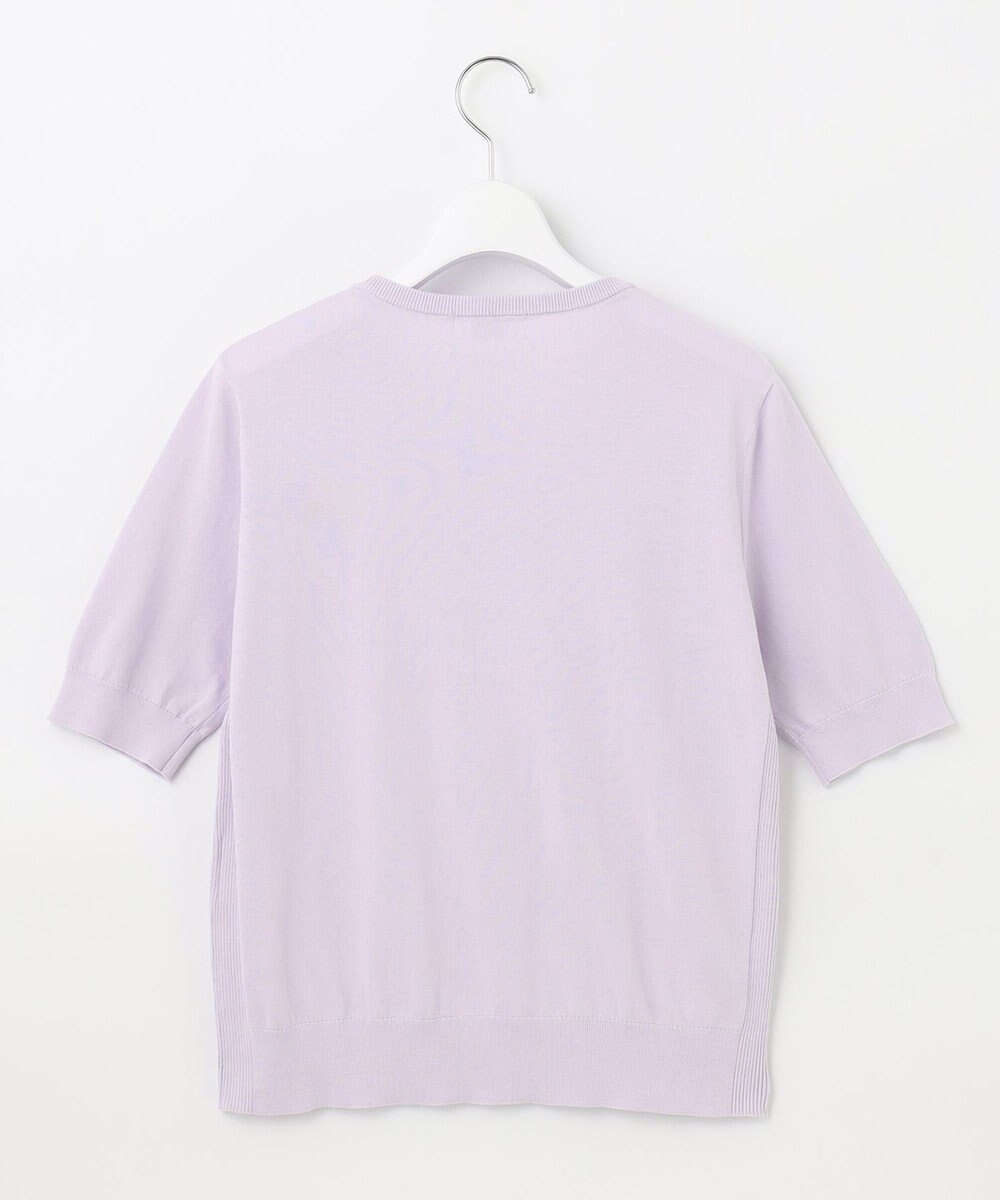 J.PRESS LADIES 【洗える】 BASIC HI-COTTON クルーネック ニット 