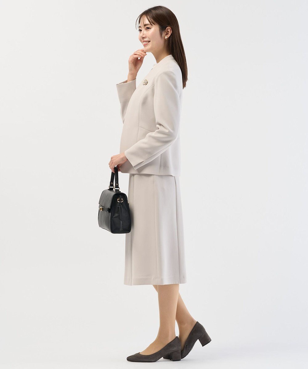 J.PRESS LADIES 【セットアップ対応・洗える】セラテリーダブルクロス フレアー スカート 