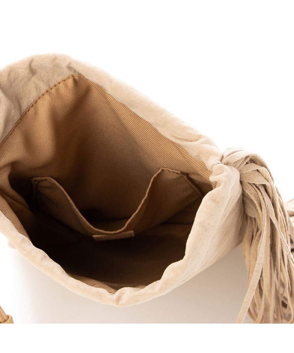 UNBILLION kakatoo ピッグレザーフリンジドロストミニバッグ 