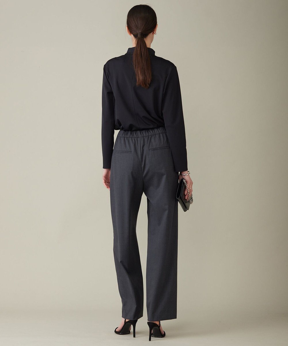 ICB L 【洗える】シャイニースムース ハイネックカットソー 