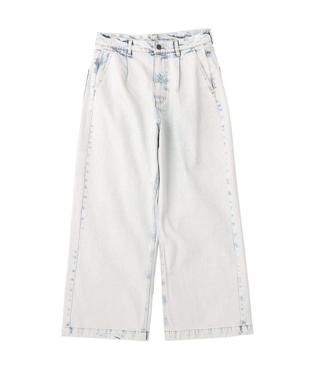 CRAFT STANDARD BOUTIQUE ハイブリーチケミカル加工デニムワイドパンツ 