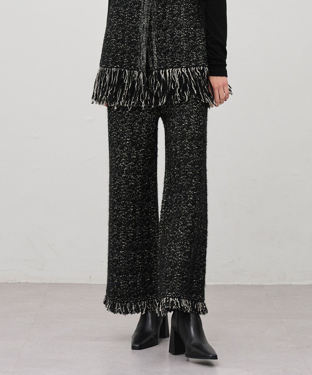 uncrave ツイードニット フレアパンツ 