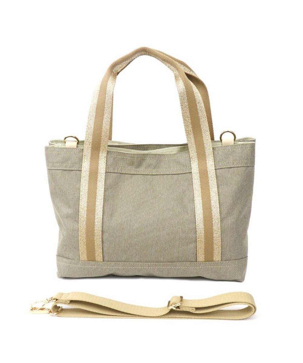 Regalo Felice 【撥水 / 色落ちしないデニム調生地 / ショルダー付】2層トート / REGALO 