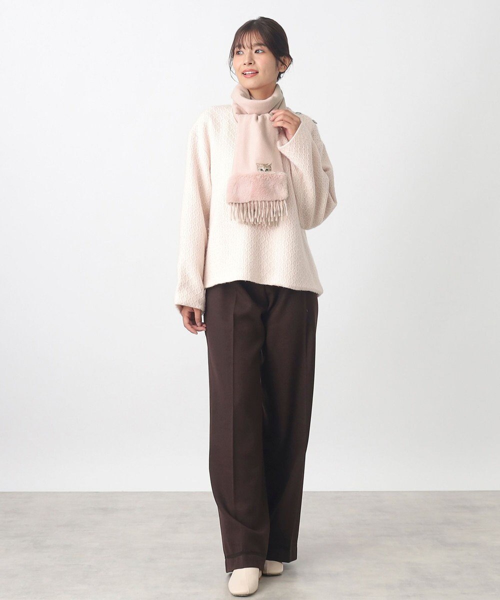 MOONBAT PAUL & JOE ACCESSOIRES ヌネットワッペン×ファームースタッチマフラー（パッケージ入り） 