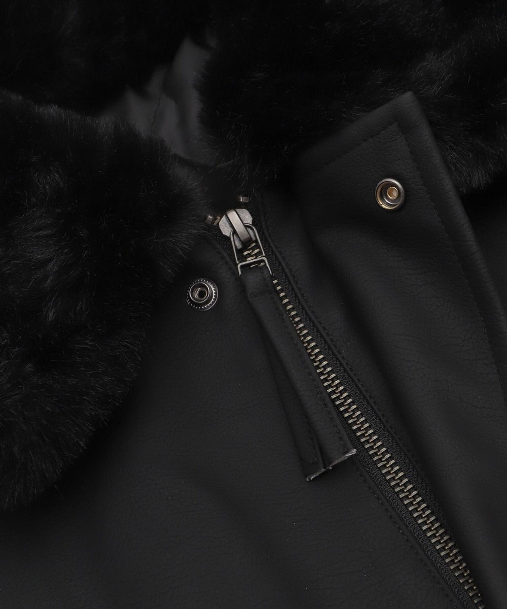 WEGO 【ユニセックス着用ITEM/MLサイズ展開】PU2WAYフライトブルゾン 