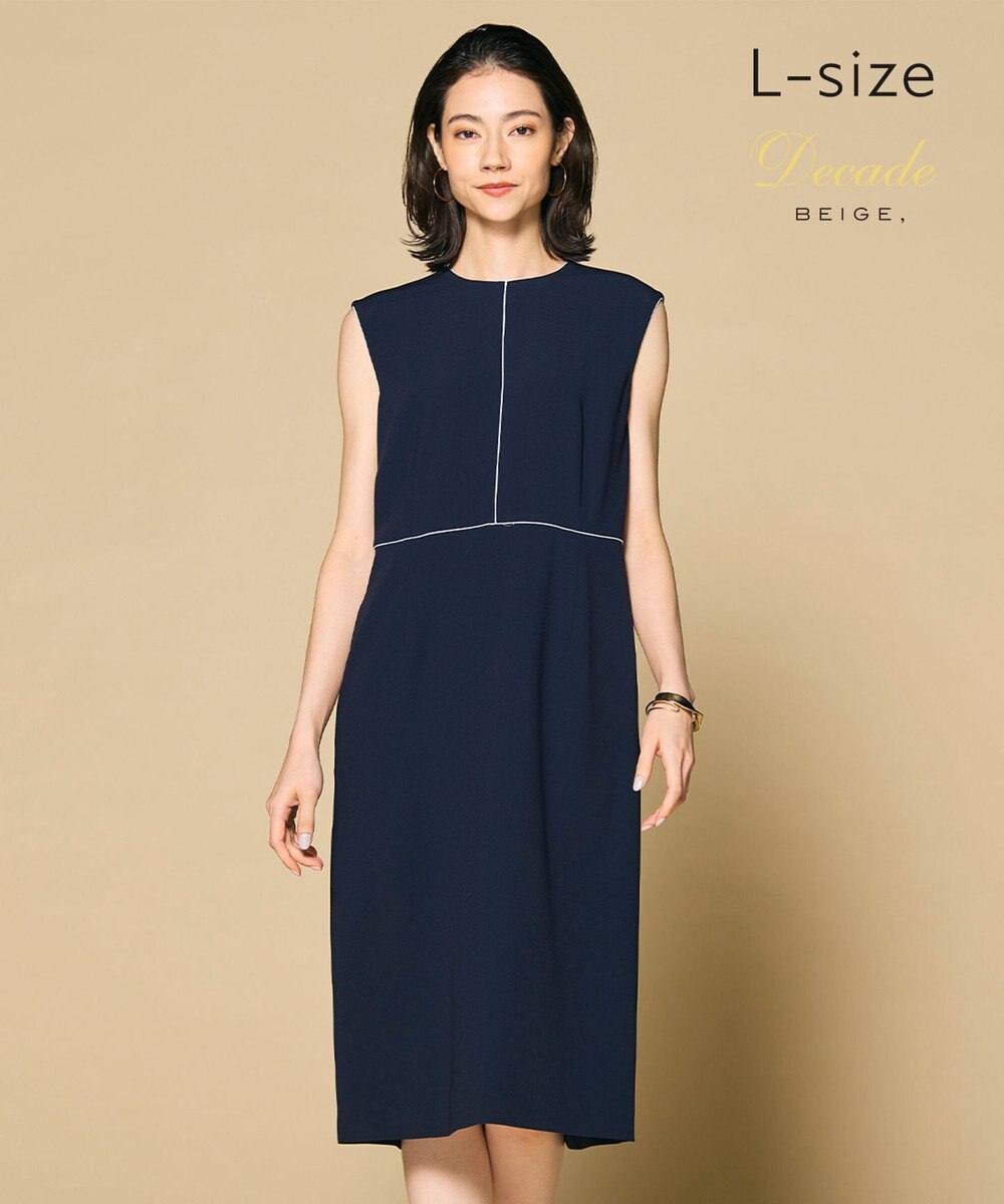 BEIGE， 【Lsize・セットアップ対応】CINDY / クルーネックドレス 