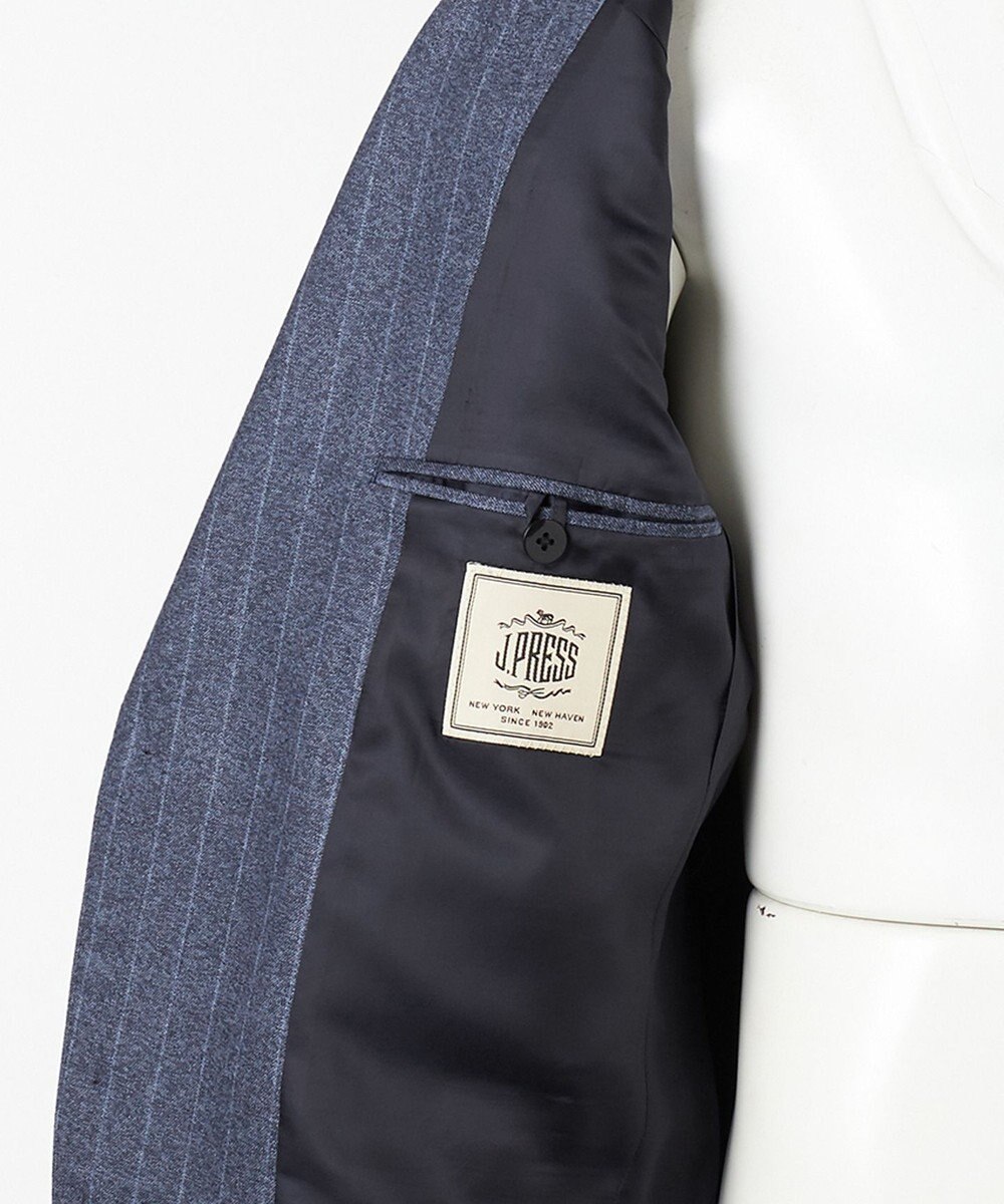 J.PRESS MEN 【ESSENTIAL CLOTHING】ミルドクリーンストライプ スーツ/総裏 