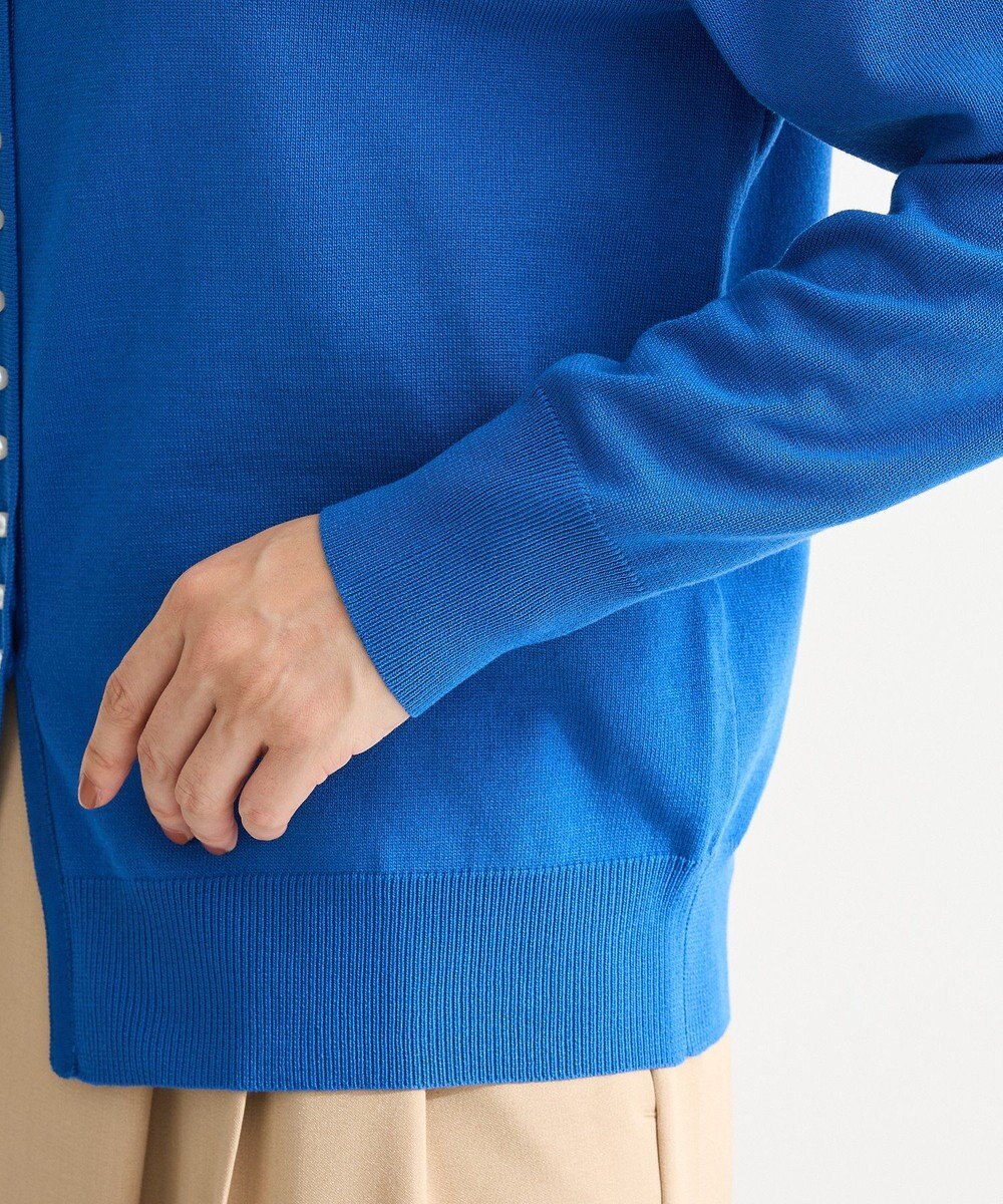 Green Parks パール調ボタン付き２ＷＡＹニットプルオーバー 