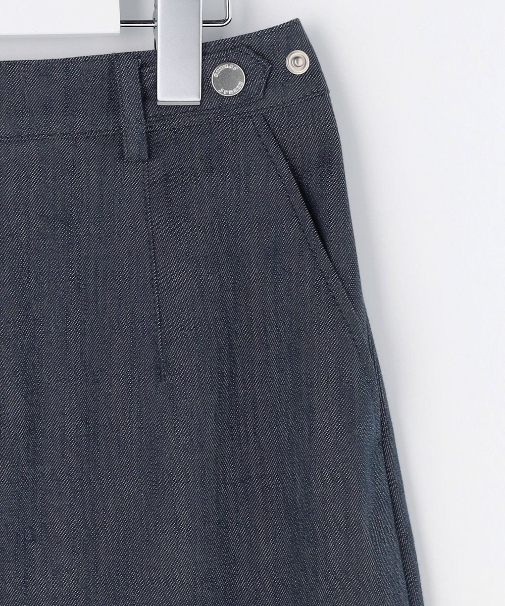 J.PRESS LADIES S 【WEB限定】セルロースシャンブレー ナロー スカート 