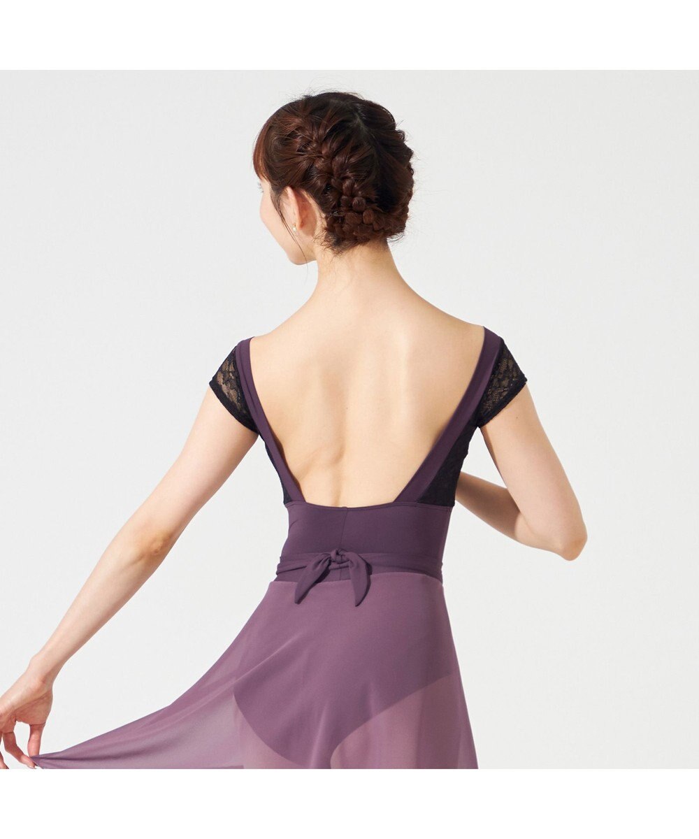 Chacott 【AKANE TAKADA】フレンチスリーブレオタード 