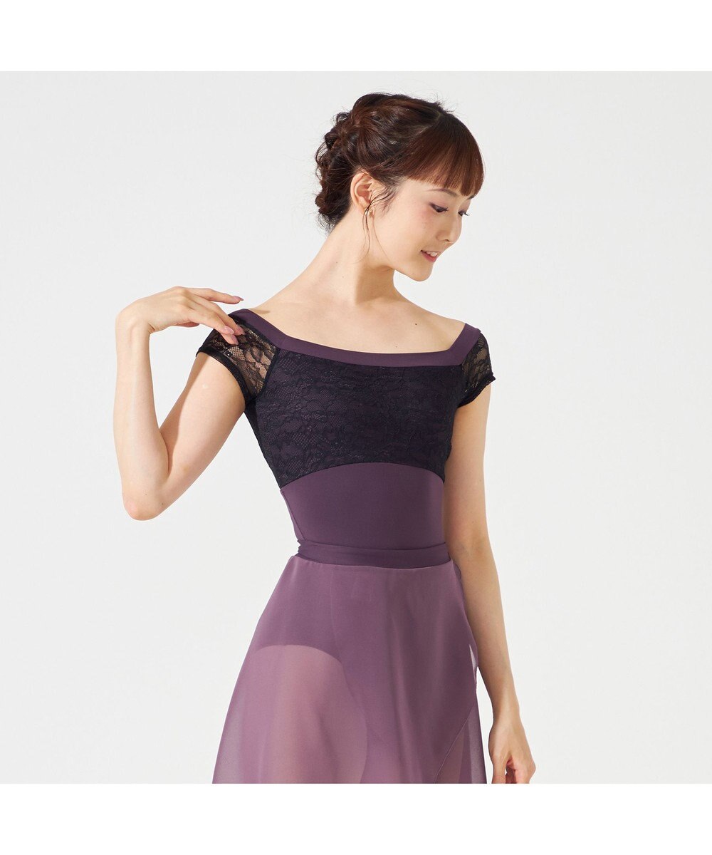 Chacott 【AKANE TAKADA】フレンチスリーブレオタード 