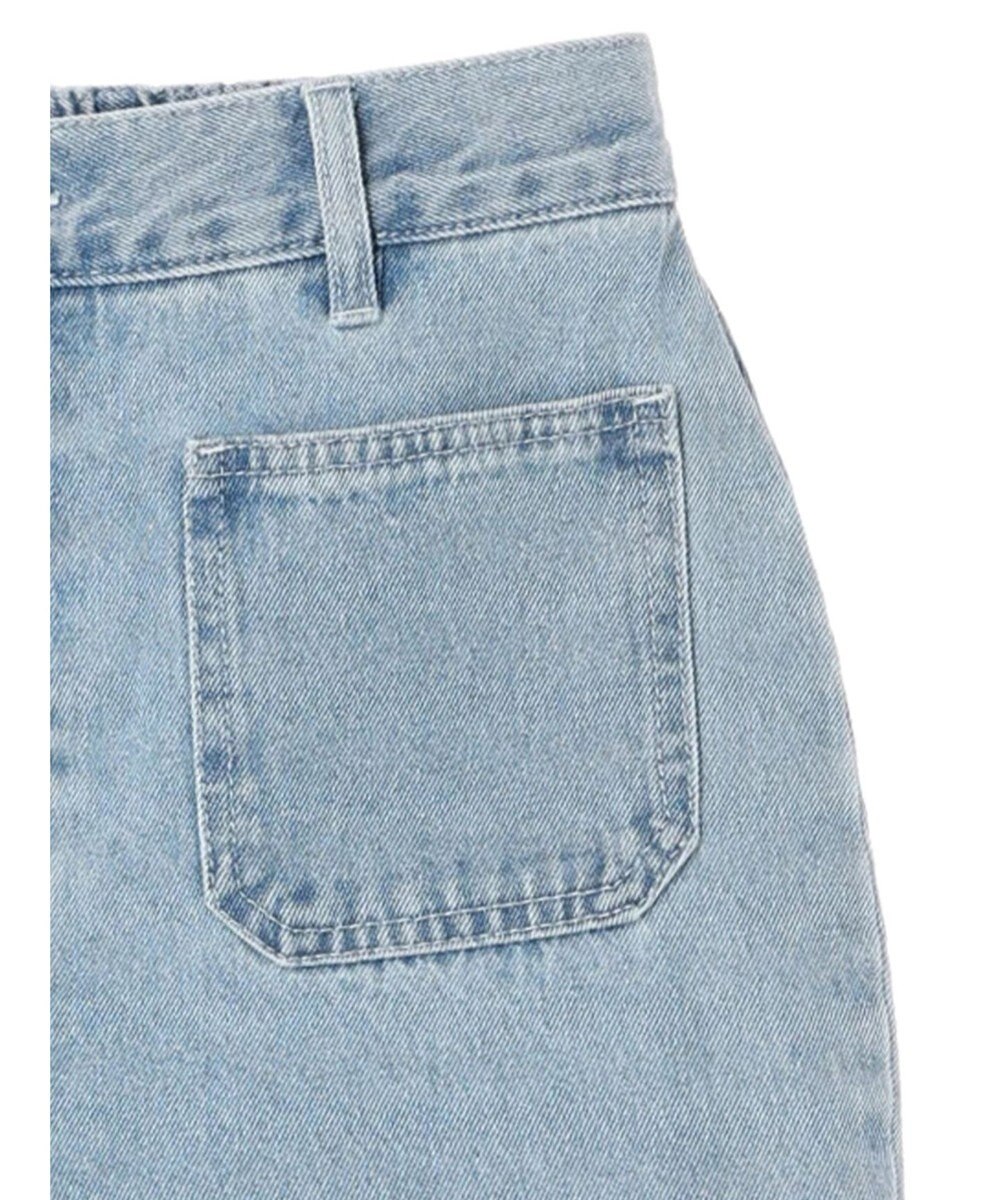 earth music&ecology フロントポケットフレアデニム 