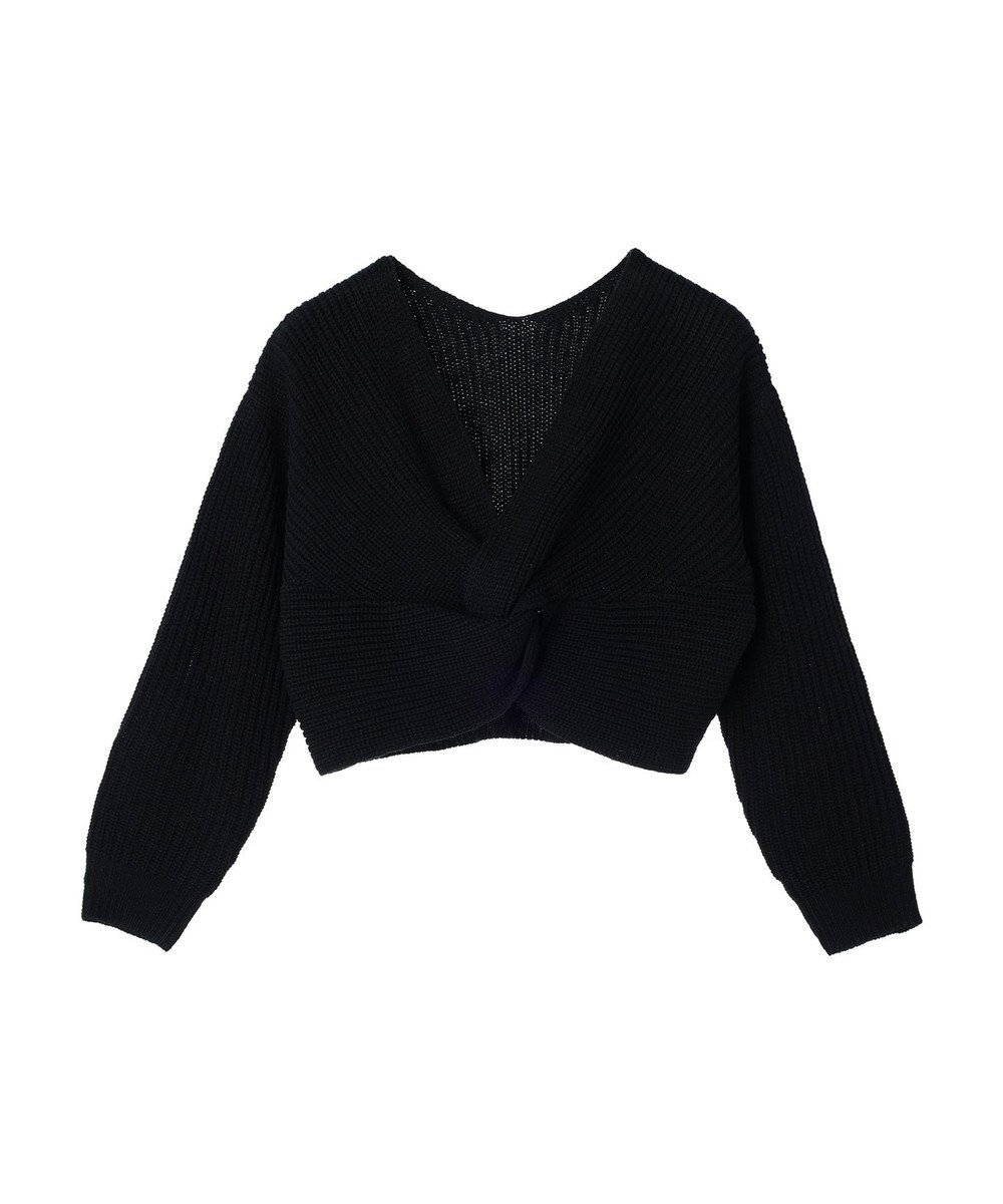 earth music&ecology ツイストデザインニット 