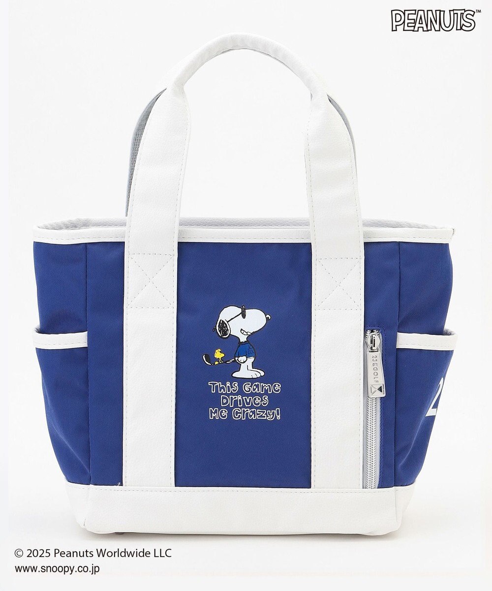 23区GOLF 【UNISEX】『PEANUTS』コラボ　保冷機能付きカートバッグ　JOE COOLのクールなイラスト 
