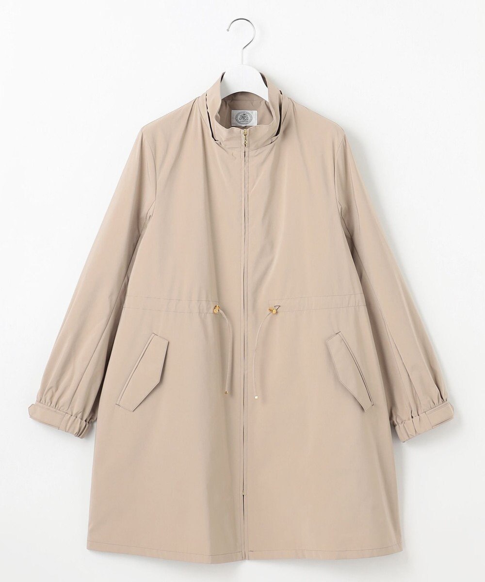 J.PRESS LADIES S 【撥水・洗える】Artirosa スタンドカラー ロング丈 コート 