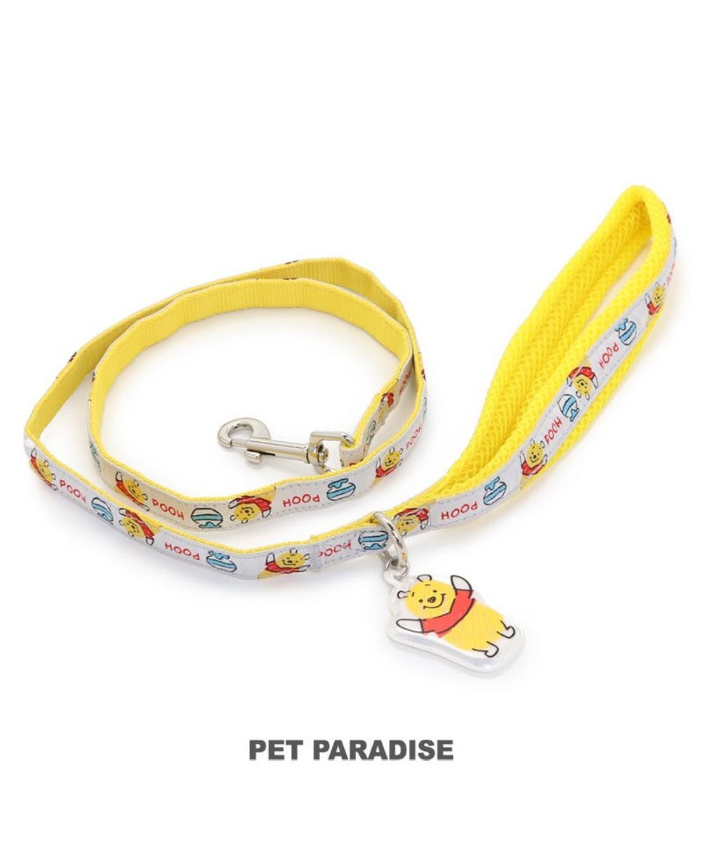 PET PARADISE ディズニー くまのプーさん らくがき柄 リードＳＳ~Ｓ〔小型犬〕 黄