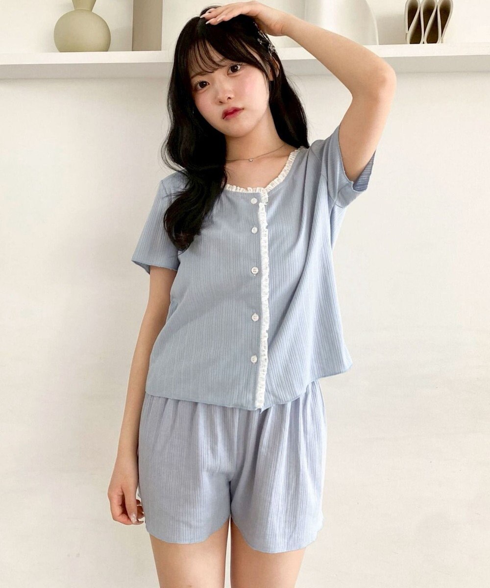 WEGO ワンカラーセットアップルームウェア 